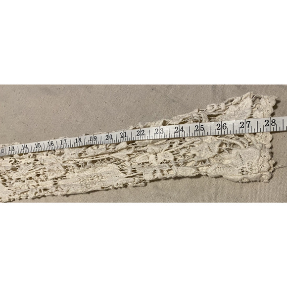 Freeway Womens Blouse Fairy Large Ivory Lace Feminine Boho Floral Festival Top - Picture 13 of 13